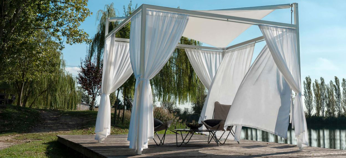 Vela Pergola con vele ombreggianti Giulio Barbieri